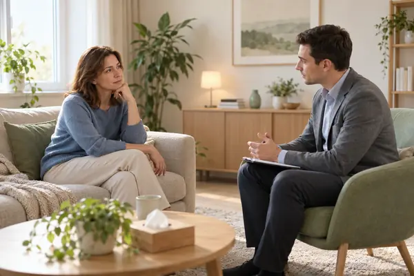 пациент с апатией у врача